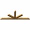 Ekena Millwork Saratoga Rough Sawn Timber Gable Bracket, Western Red Cedar, 108"W x 40"H x 4"D x 6"F, 9/12 Pitch GBW108X40X0406SAR00RWR - alternate 4